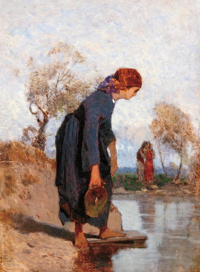 Mészöly Géza (1844-1887): Patakparton