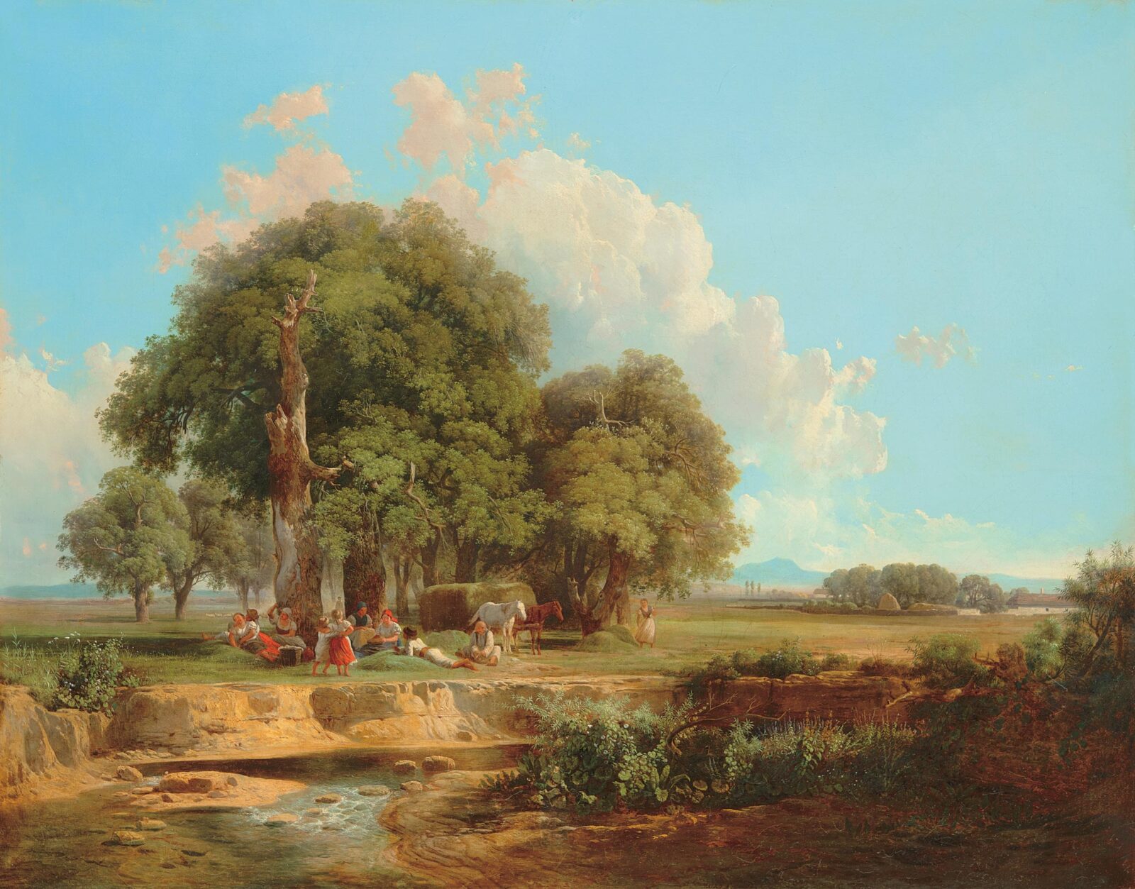 Markó Ferenc (1832-1874): Piknik, 1862