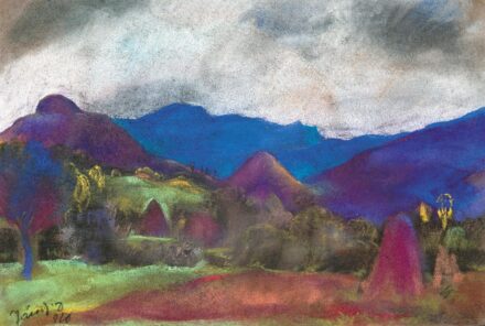 Jándi Dávid (1893-1944): Nagybányai táj, 1926