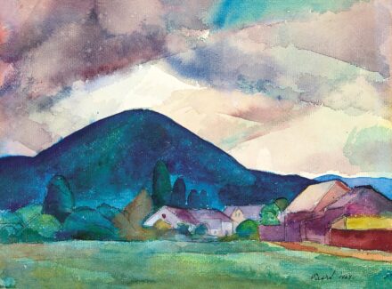 Patkó Károly (1895-1941): Nagybánya látképe, 1924