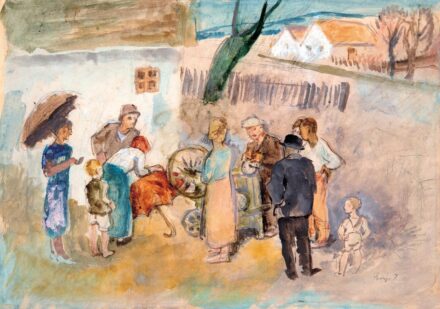 Szőnyi István (1894-1960): A zebegényi köszörűs