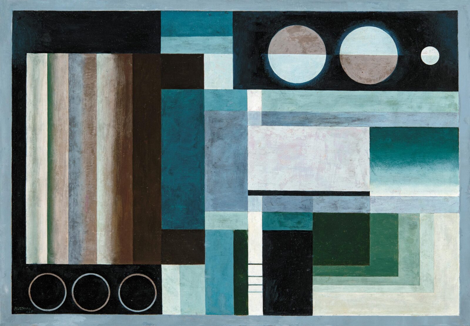 Bortnyik Sándor (1893-1976): Geometrikus kompozíció, 1925