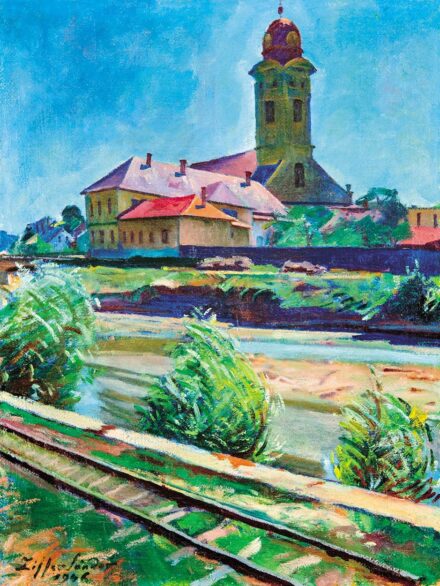 Ziffer Sándor (1880-1962): Nagybánya nyáron, 1946
