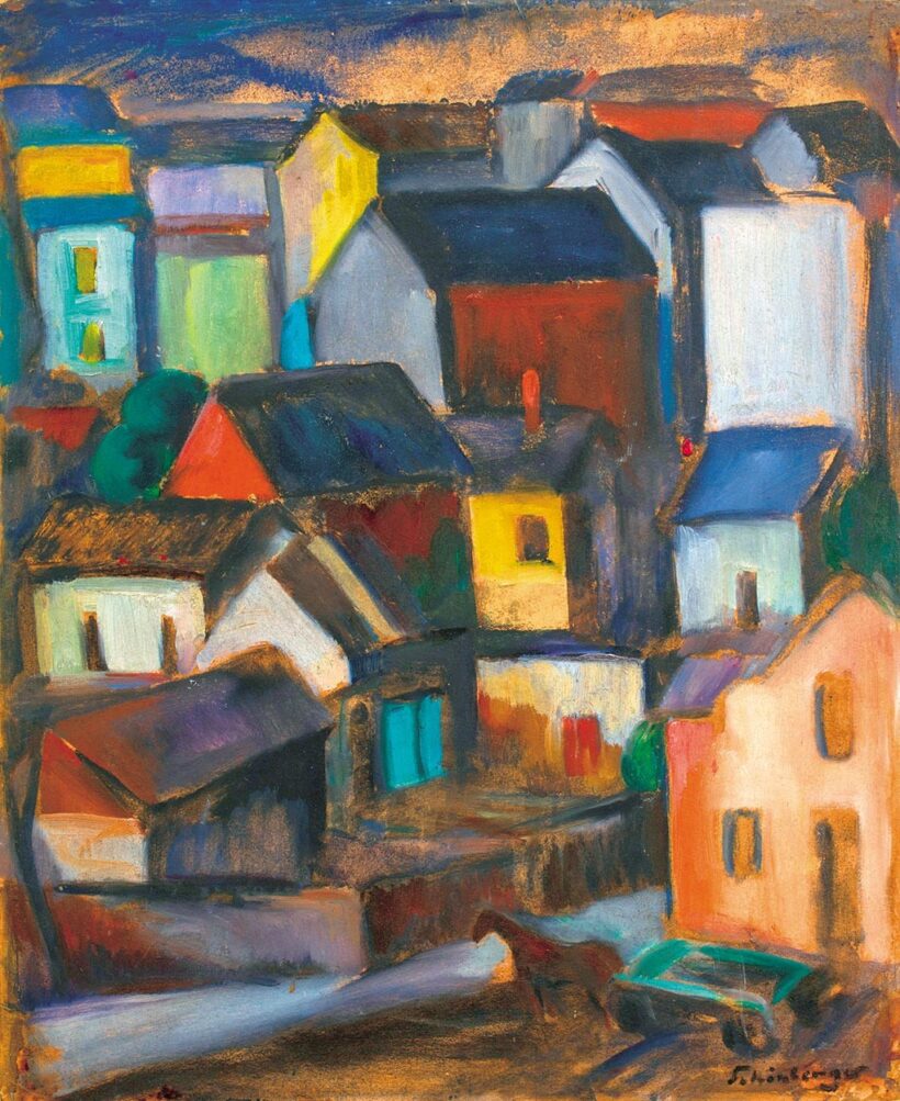 Schönberger Armand (1885-1974): Városkép, 1930-as évek