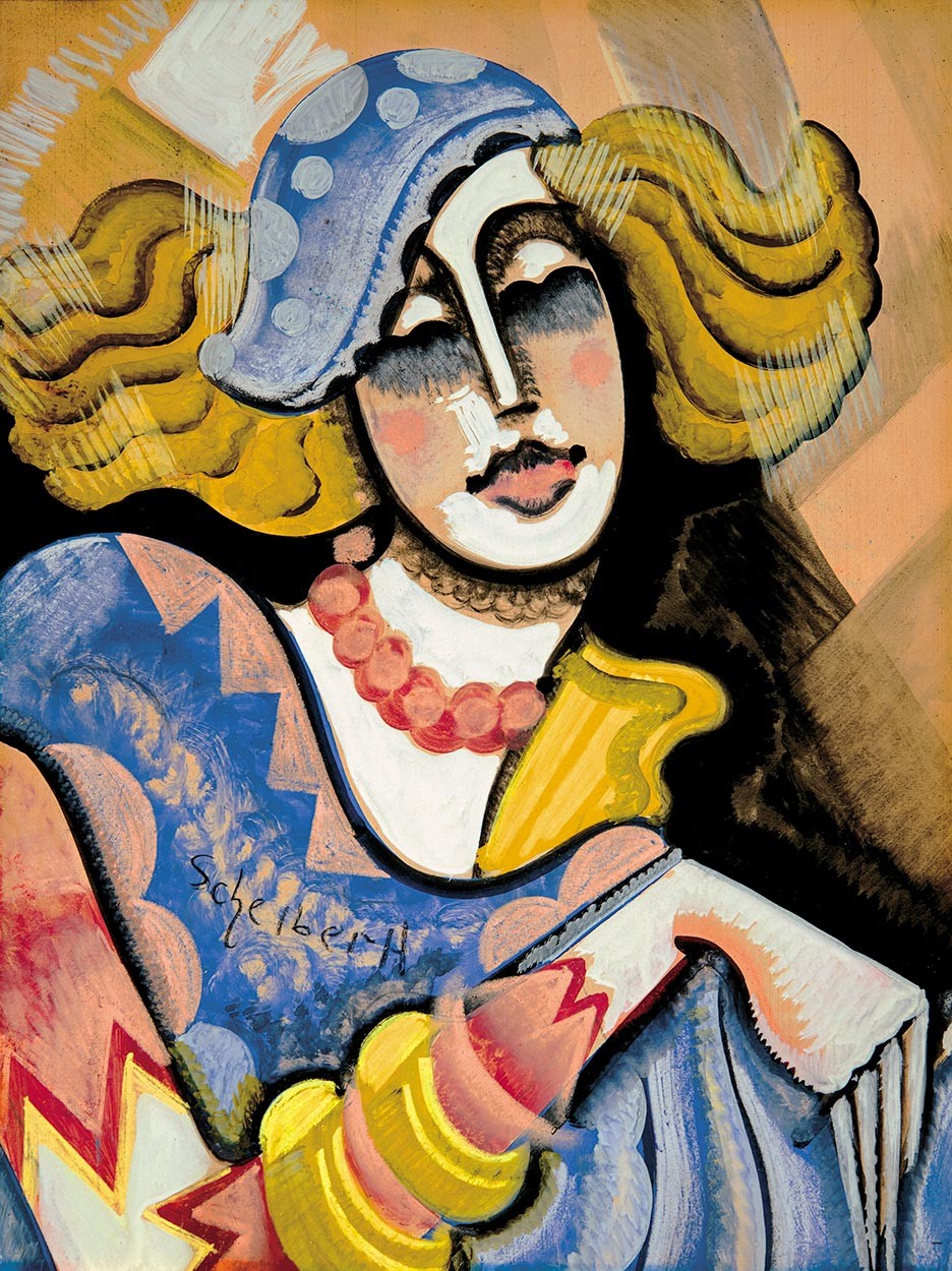 Scheiber Hugó (1873-1950): Női portré