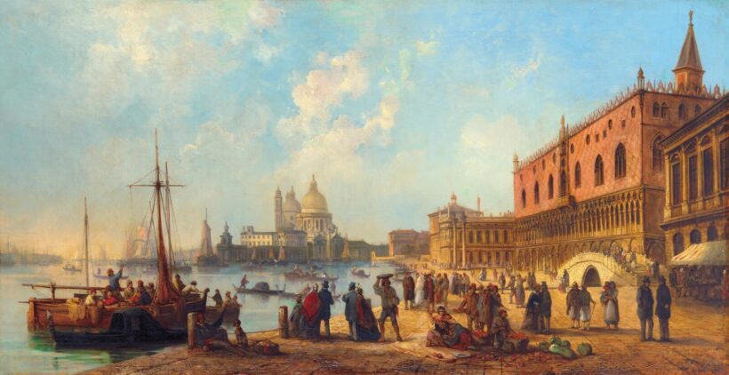 Püttner, Josef Carl Berthold (1821-1881): Szent Márk tér (Velence), 1873