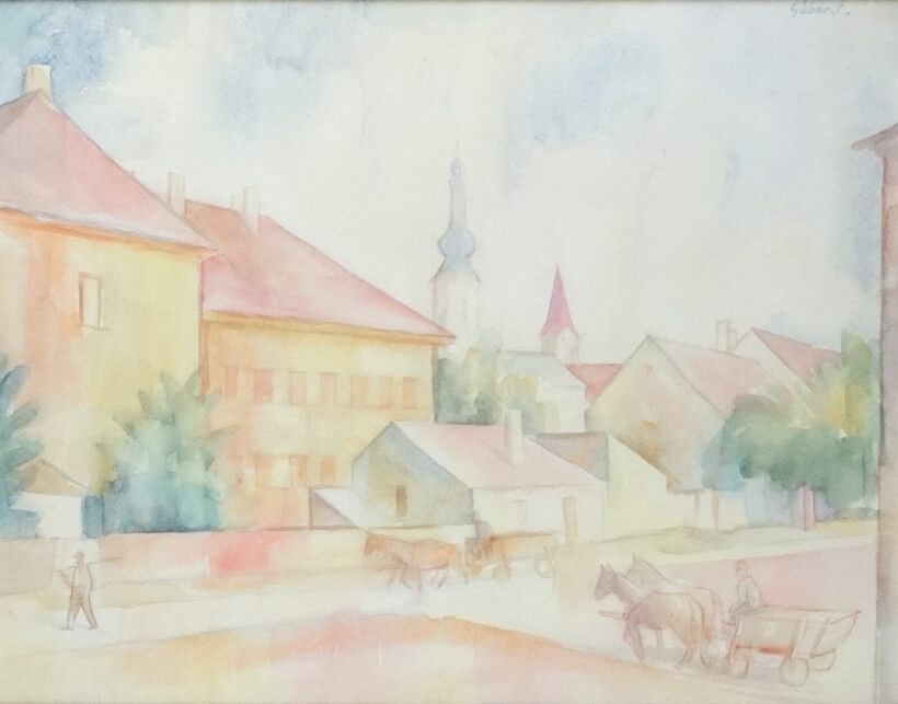 Gábor Jenő (1893-1968):  Paksi utca