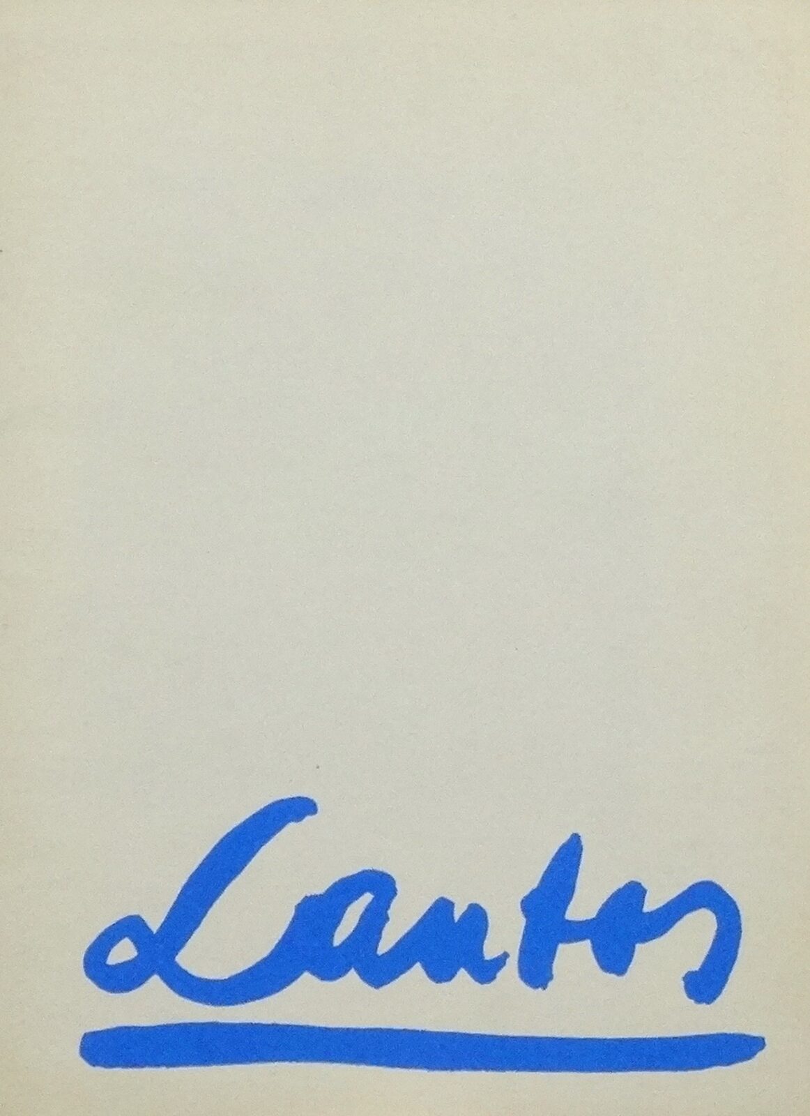 Lantos Ferenc (1929-2014): Üzenet A/1-5., 6/30, 1988 teljes mappa