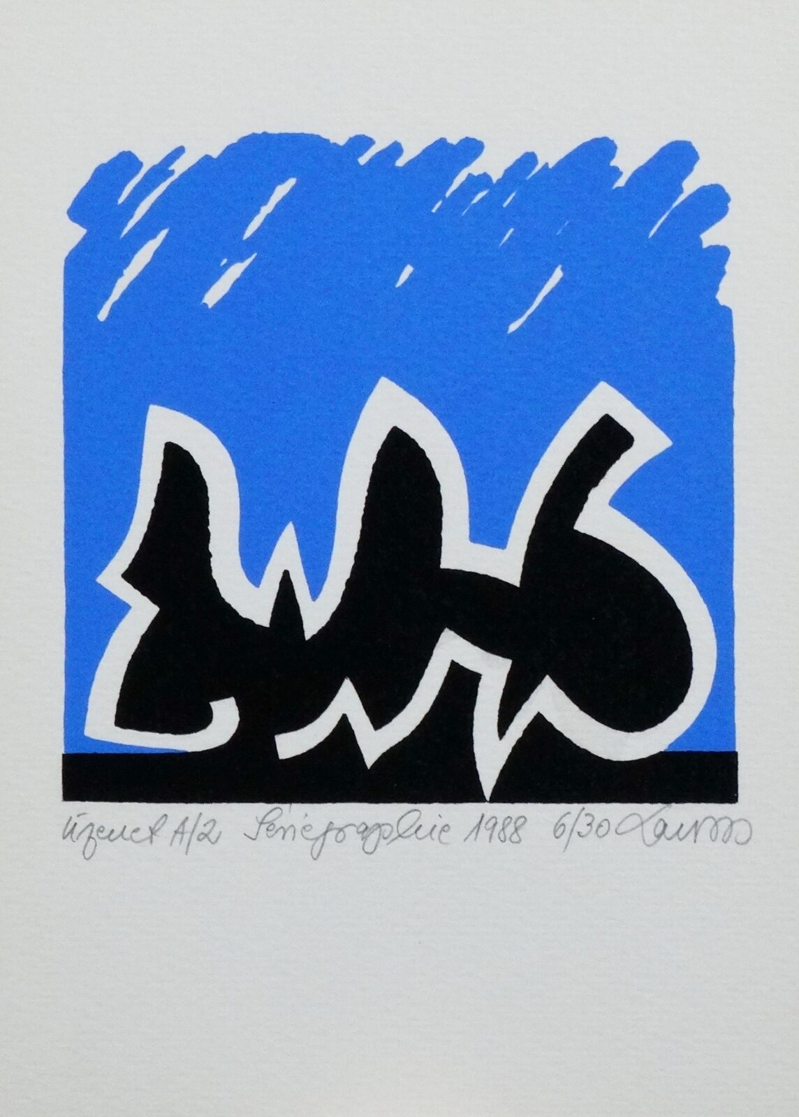 Lantos Ferenc (1929-2014): Üzenet A/1-5., 6/30, 1988 teljes mappa - Image 2