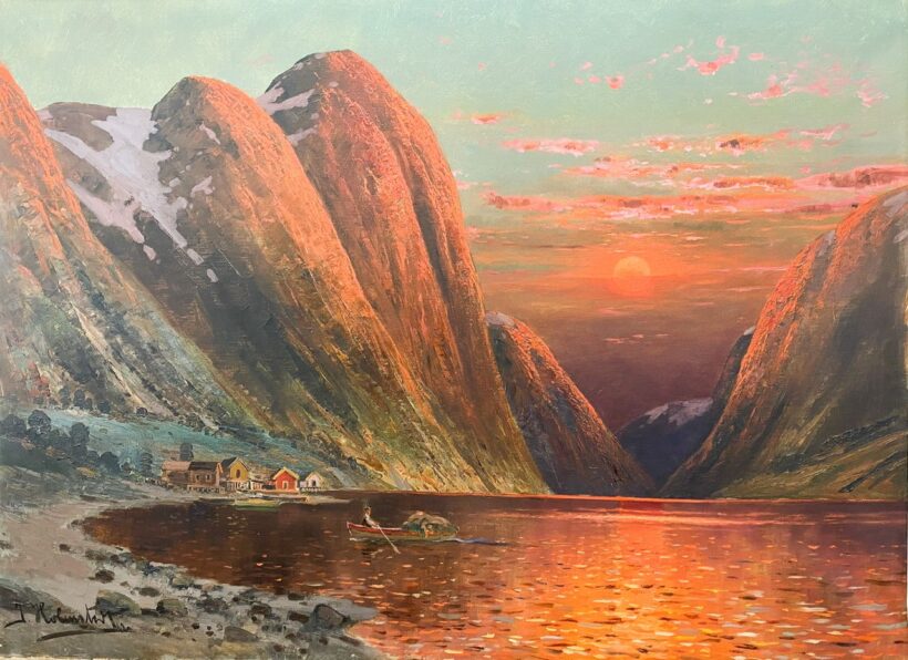 Karl Kaufmann /Holmstedt (1843-1905): Fjord