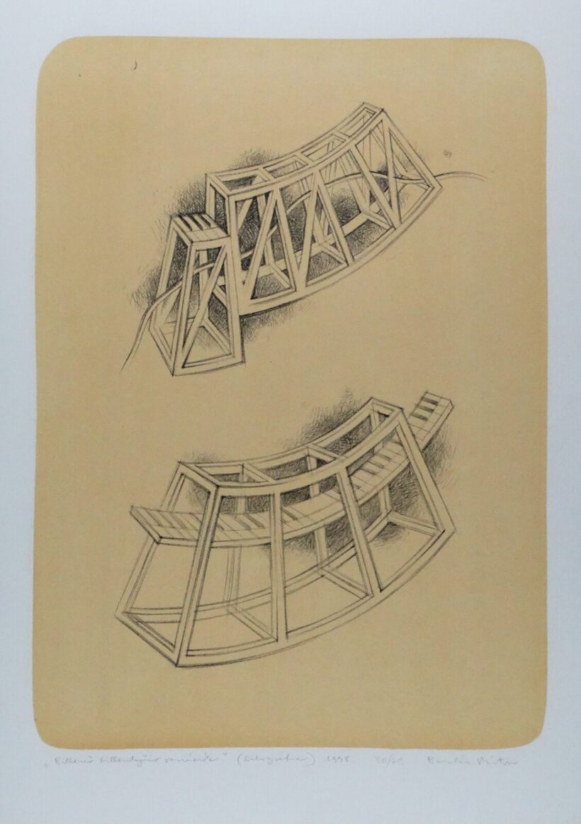 Barabás Márton (1952): Billenő billentyűív variációk, 1998