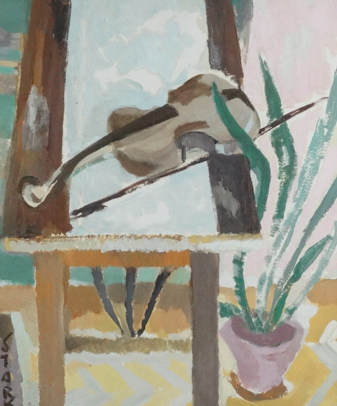 Stark Anna (1922 - 2000): Húrozás előtt, 1941