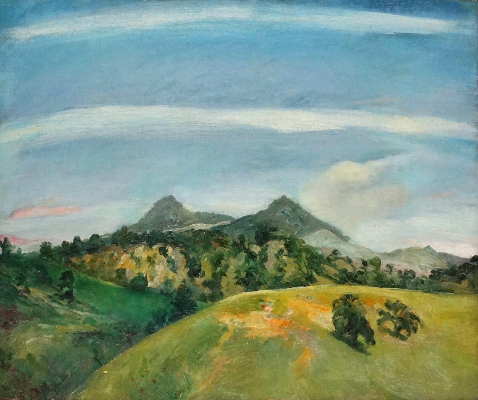Varga Nándor Lajos: Távoli hegyek, 1925 körül