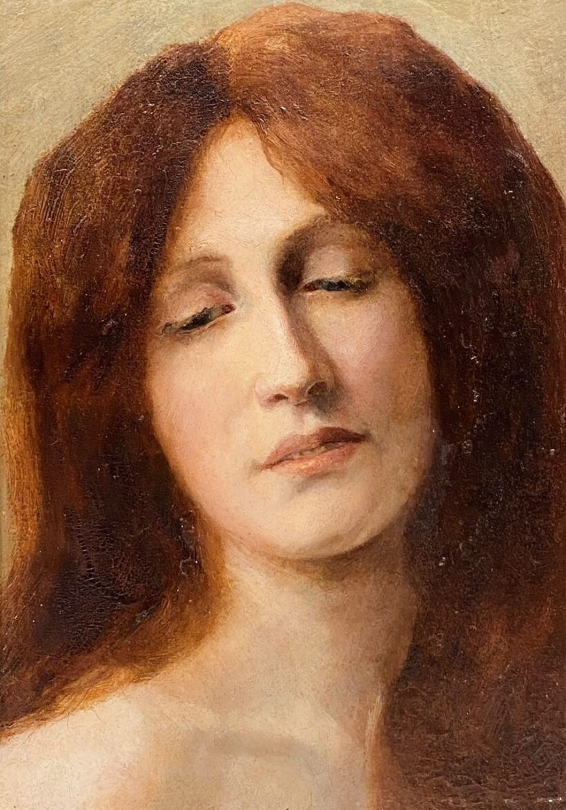 Karlovszky Bertalan (1858-1938): Női portré