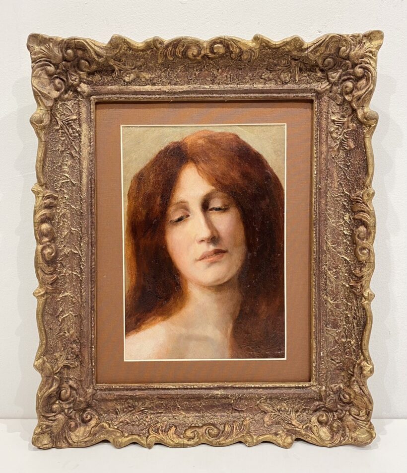 Karlovszky Bertalan (1858-1938): Női portré - Image 3