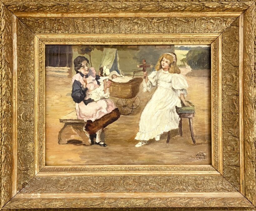 Béli Vörös Ernő (1882-1922): Játszó lányok - Image 2