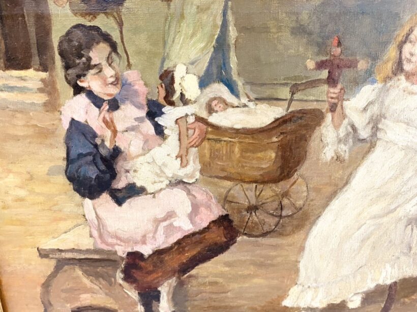 Béli Vörös Ernő (1882-1922): Játszó lányok - Image 3
