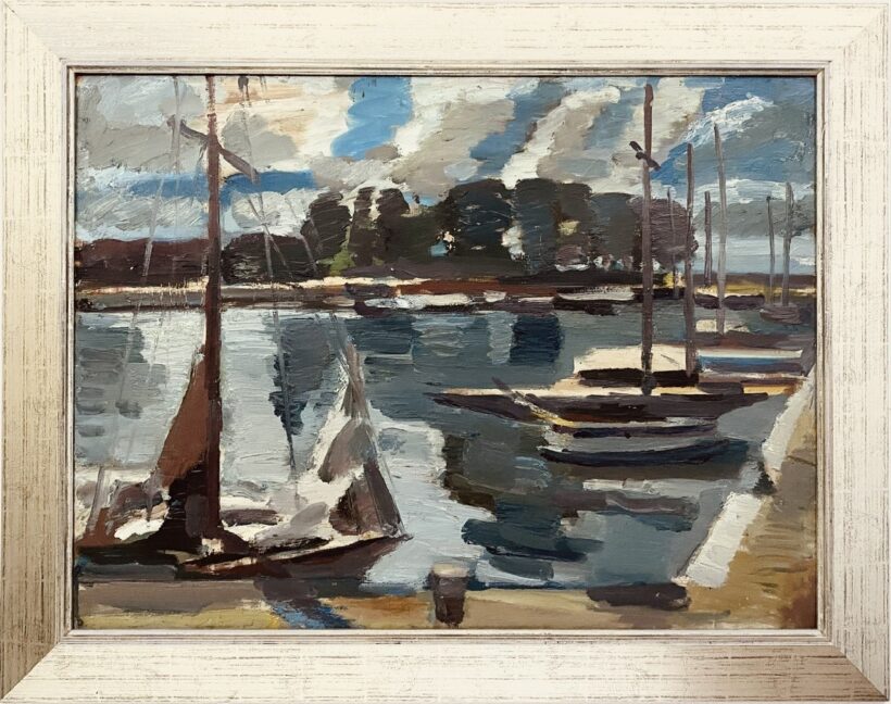 Schéner Mihály (1923-2009): Kikötő - Image 2