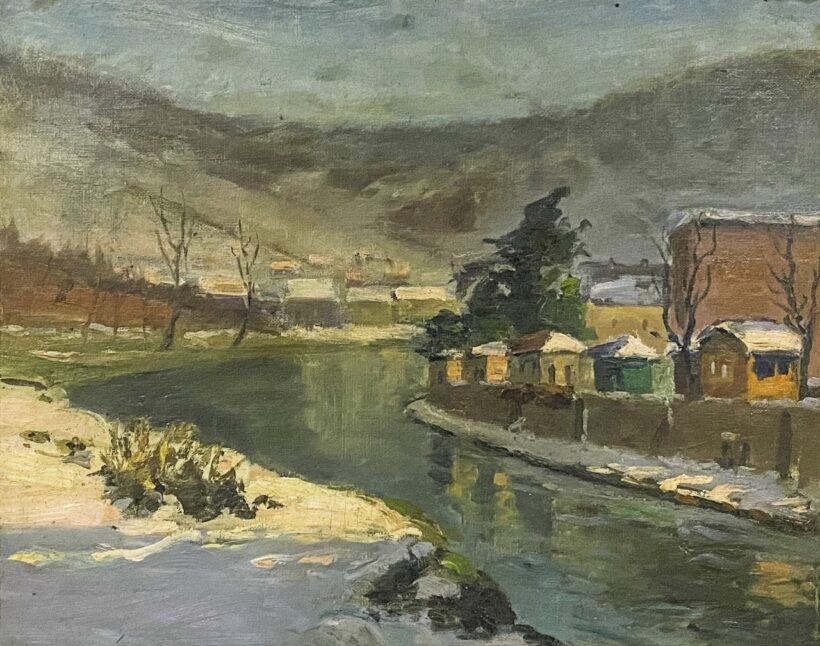 Csuk Jenő (1887-1927): Hóolvadás