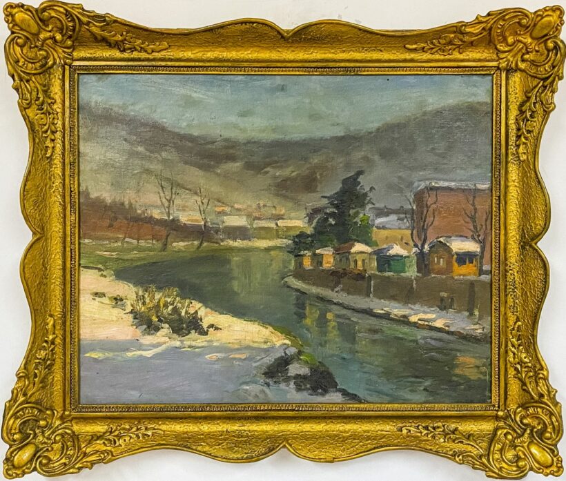 Csuk Jenő (1887-1927): Hóolvadás - Image 2