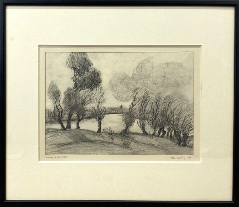 Pataky Tibor (1901-1978): Fűzfák a Tisza partján - Image 2