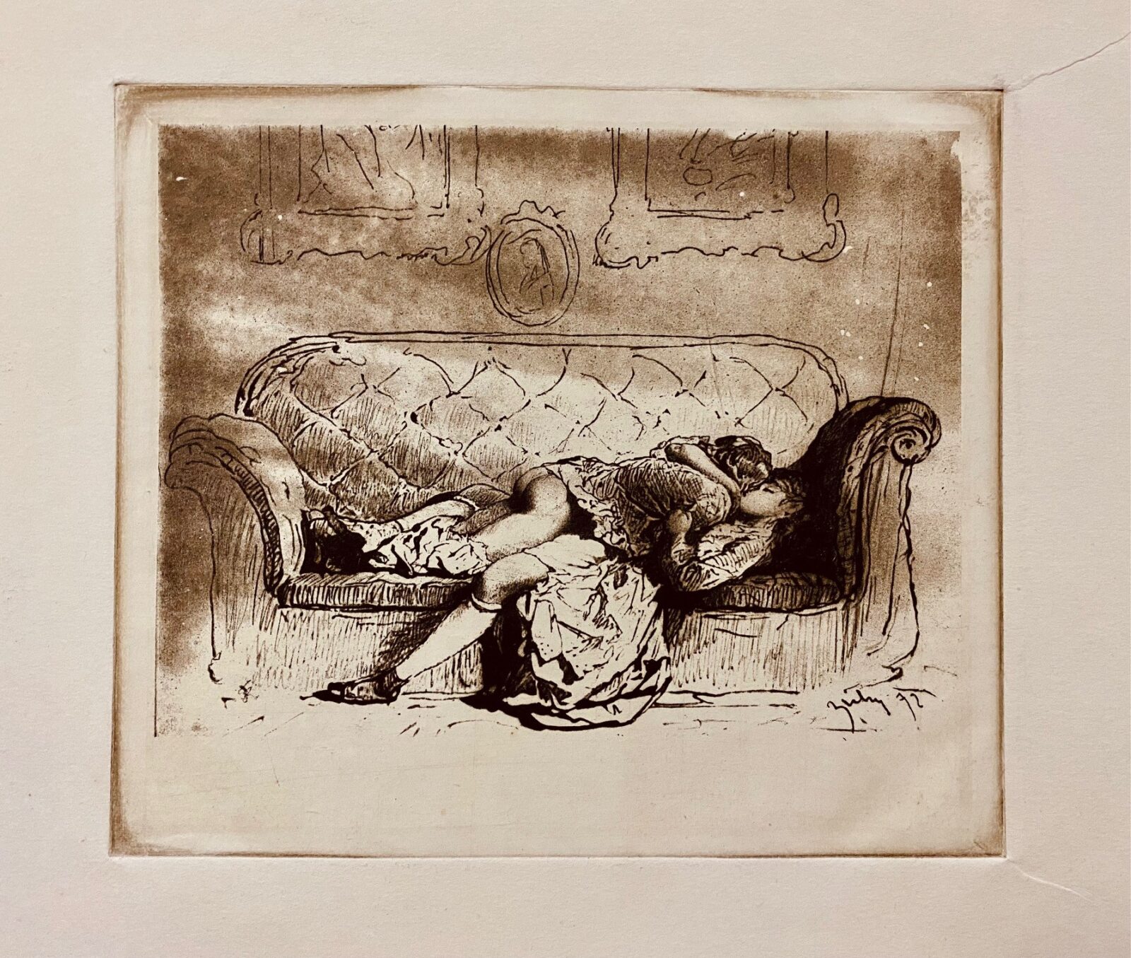 Zichy Mihály: Erotikus jelenet II.