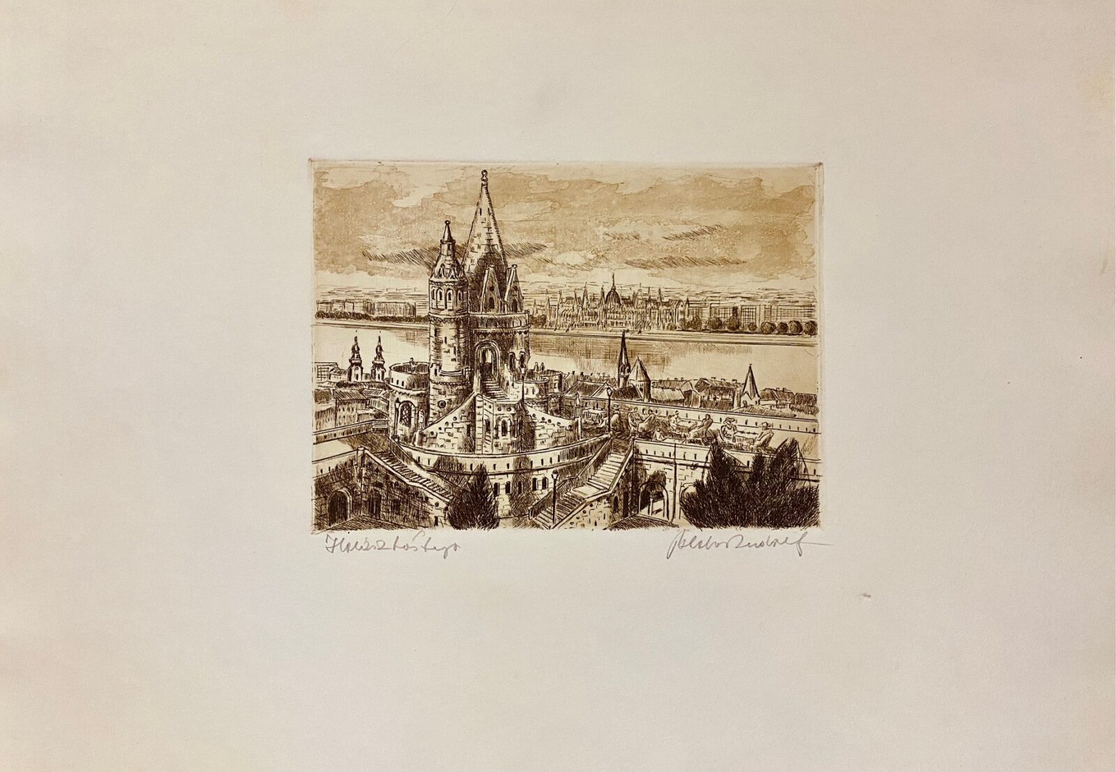 Blahos Rudolf ( 1917-1986 ): Halászbástya - Image 2