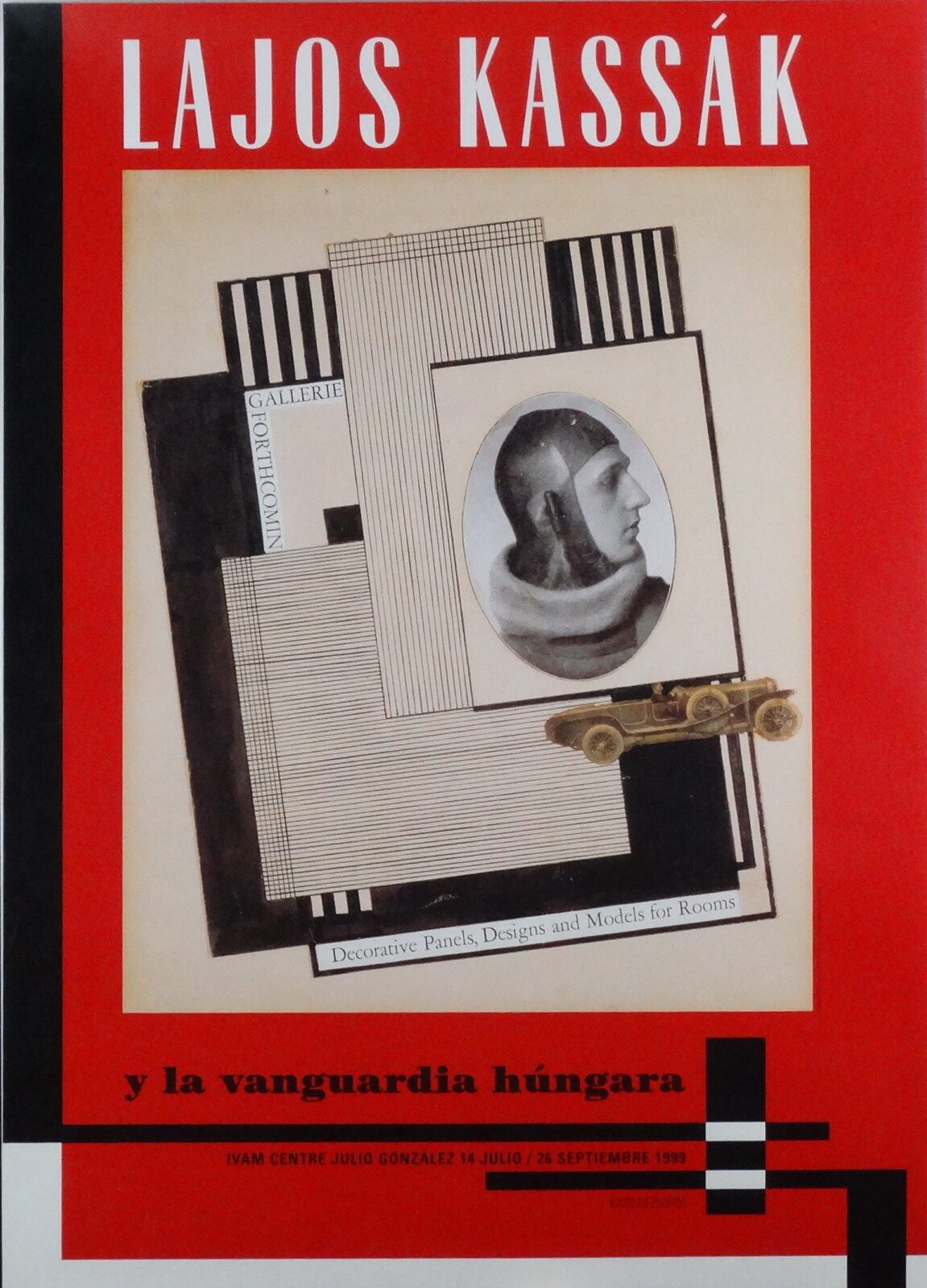 Kassák Lajos (1887 - 1967): Kiállítási plakát, Valencia 1999.
