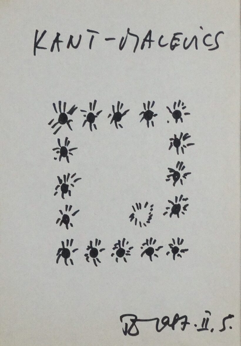 Tandori Dezső (1938 - 2019): Kant-Malevics, 1987