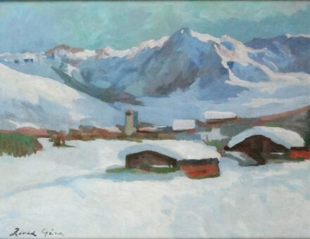 Zórád Géza (1882 - 1961): Havas táj