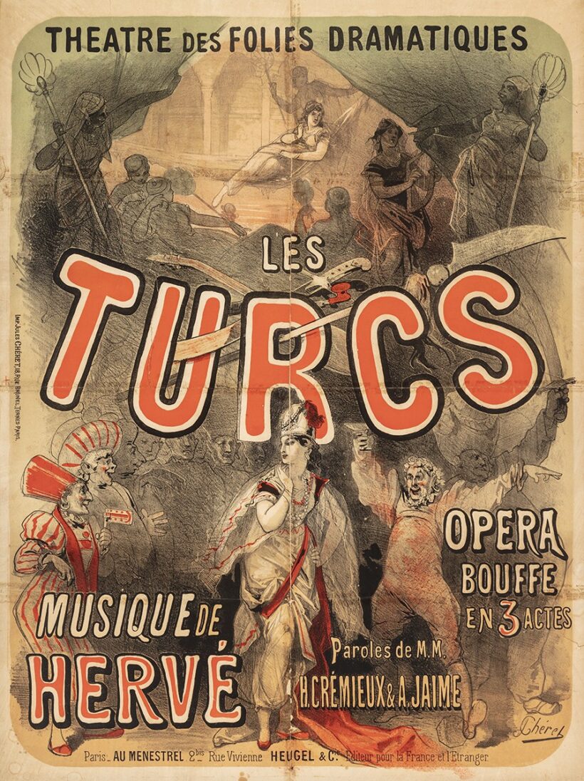 Jules Chéret: Les Turcs