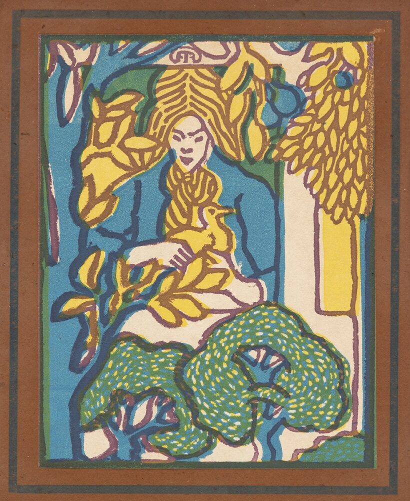 Rippl-Rónai József: Virágok között, 1911