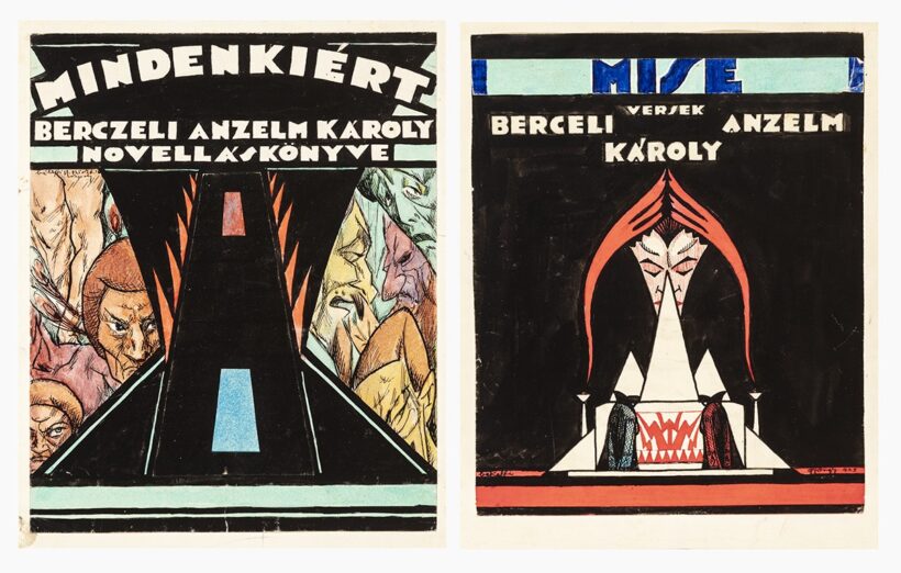 Békeffi György: Borítótervek Berczeli Anzeln Károly könyveihez, 1925