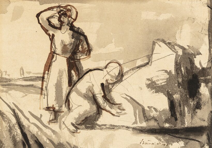 Szőnyi István: Mezei munka, 1922