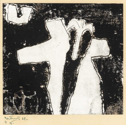 Bálint Endre: Kettényílt kereszt, 1968
