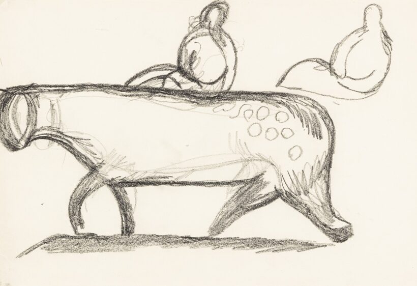 Tóth Menyhért: Lovas, 1960 körül