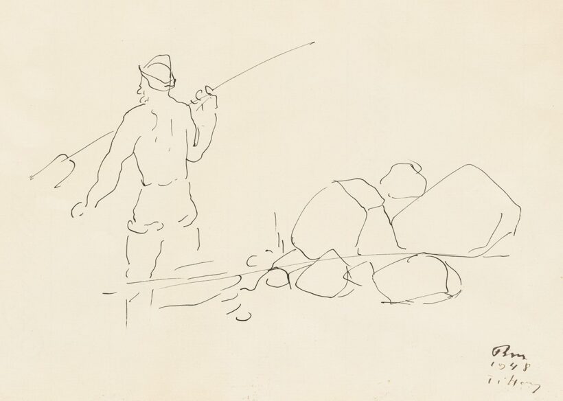 Borsos Miklós: Tihany, 1948