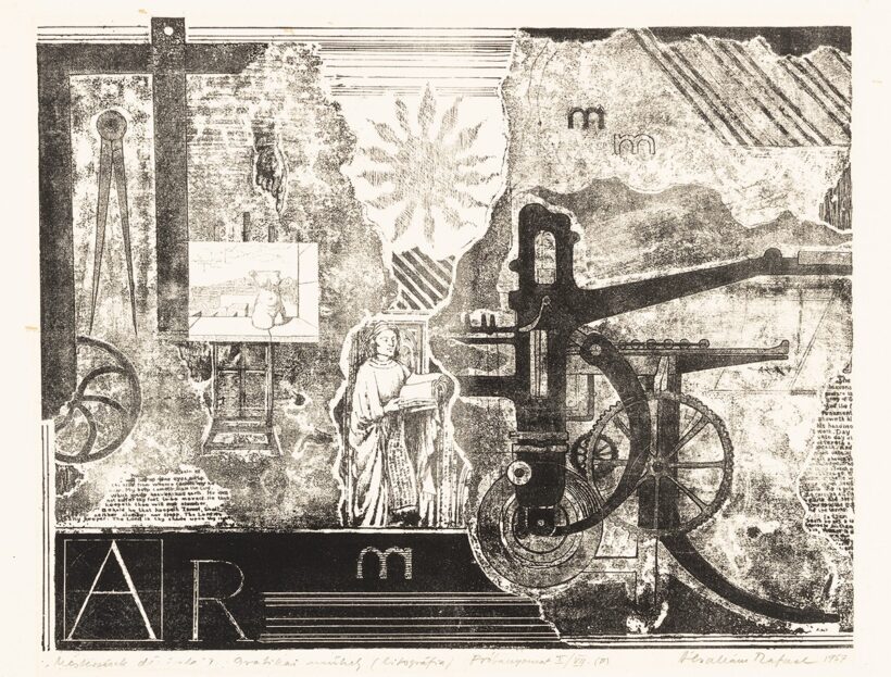Ábrahám Rafael: Mesterségek dicsérete I., 1967