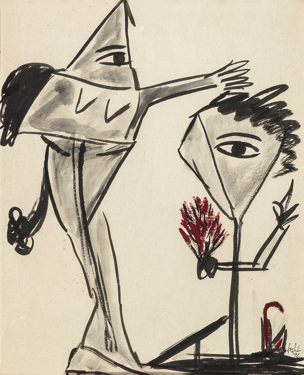 FeLugossy László: Két figura, 1992