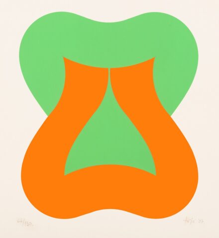 Fajó János: Íves forma I., 1987