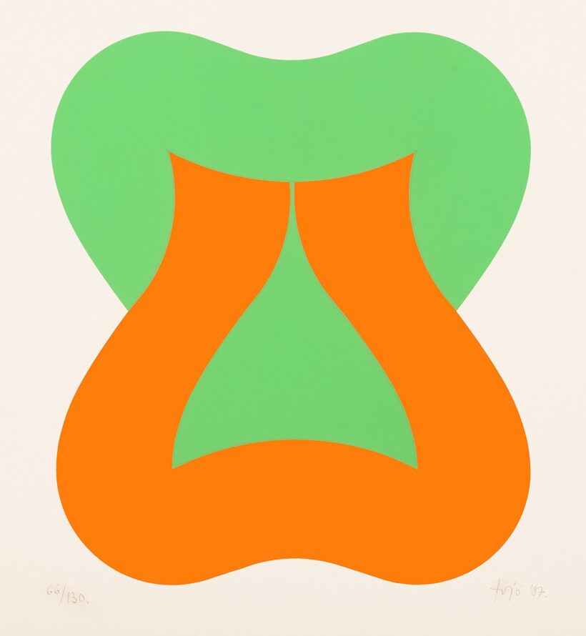 Fajó János: Íves forma I., 1987