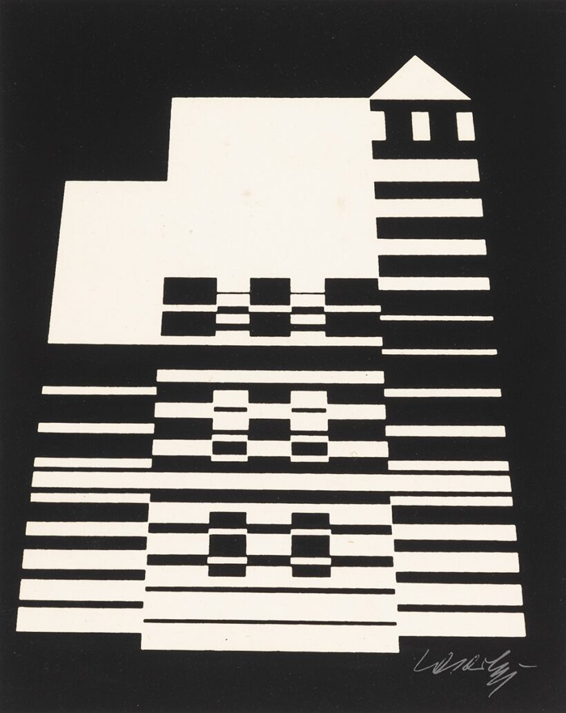 Victor Vasarely: Absztrakt kompozíció