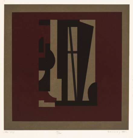 Barcsay Jenő: Kép, 1981