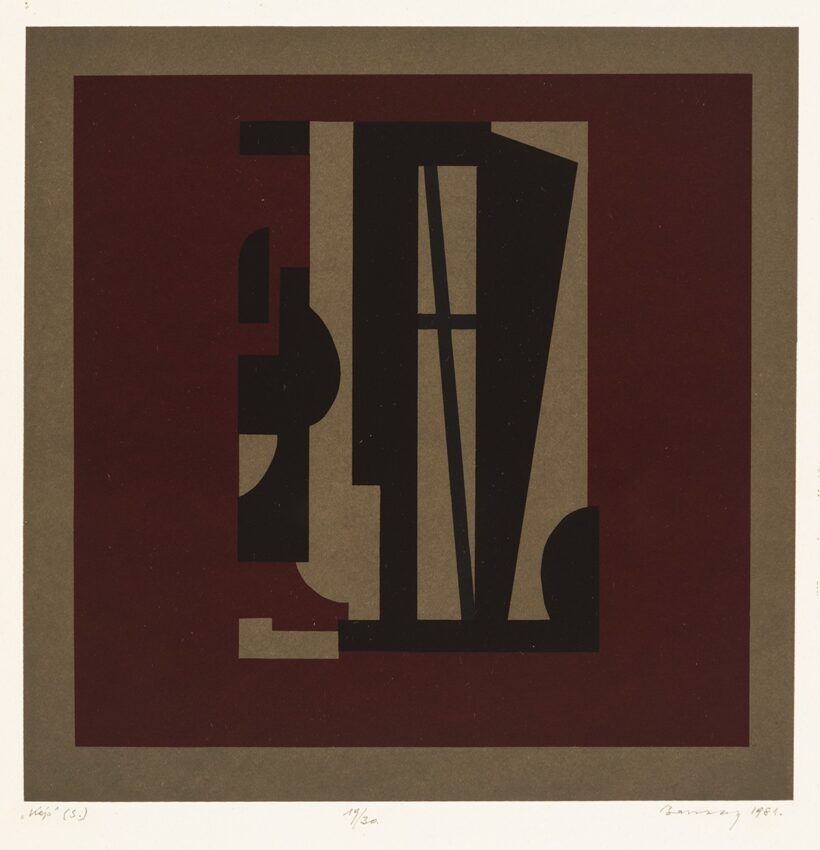 Barcsay Jenő: Kép, 1981