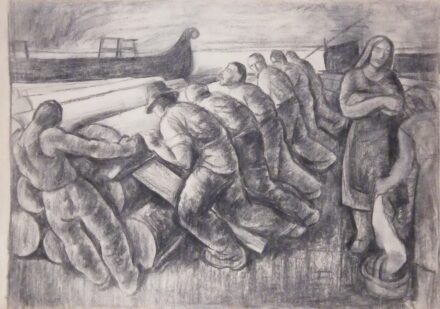 Gábor Jenő (1893-1968): Farakodók