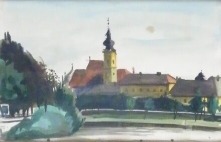 Konok Tamás (1930-2020): Győri látkép