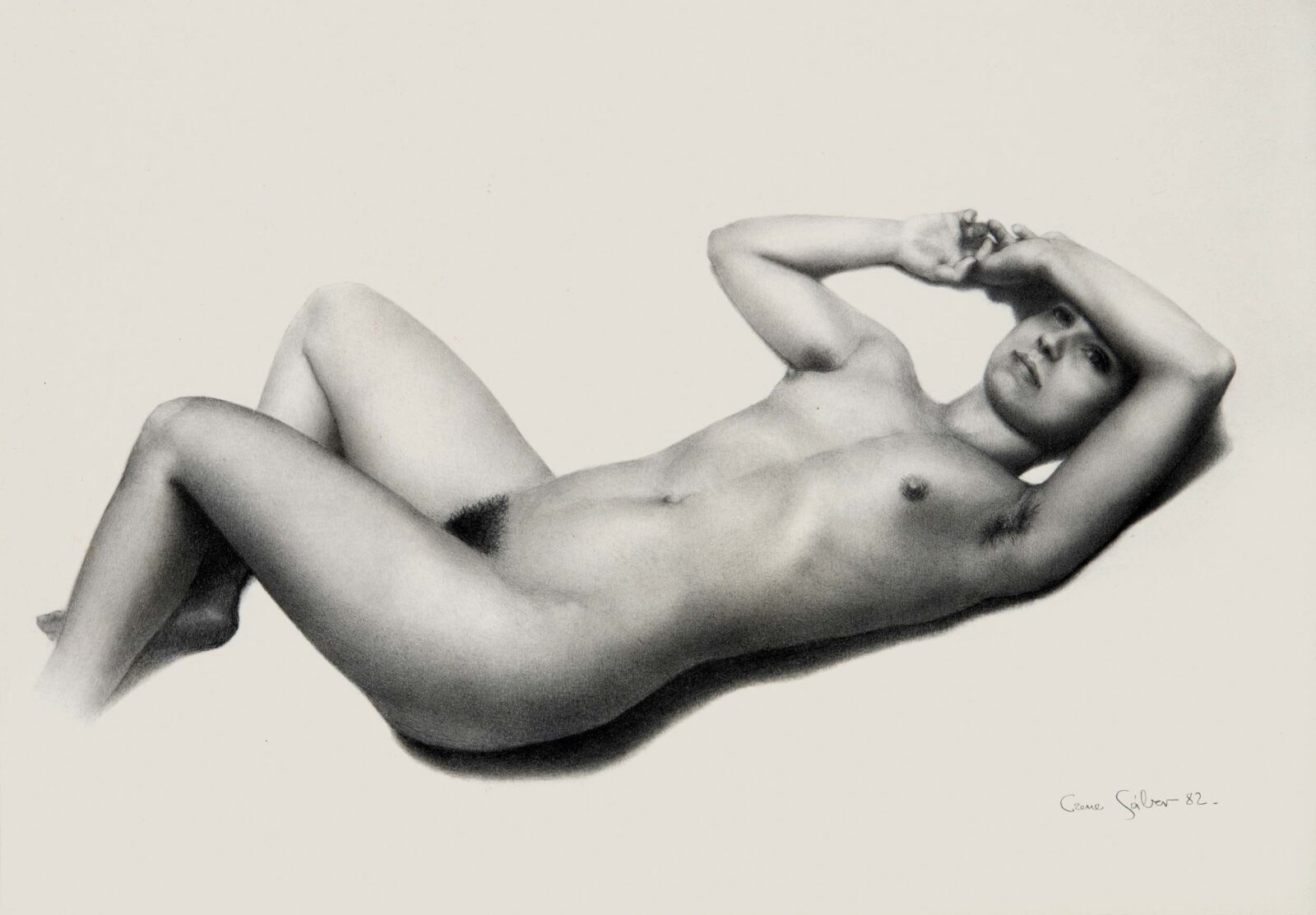 Czene Gábor (1948-): Tanulmány IV. (Gyöngyi), 1982