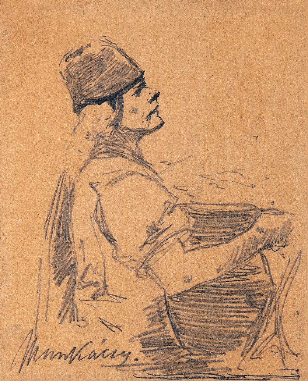 Munkácsy Mihály (1844-1900): Tanulmány a Honfoglaláshoz, 1892-1893 körül