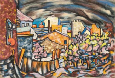 Farkasházy Miklós (1895-1964): Városrészlet