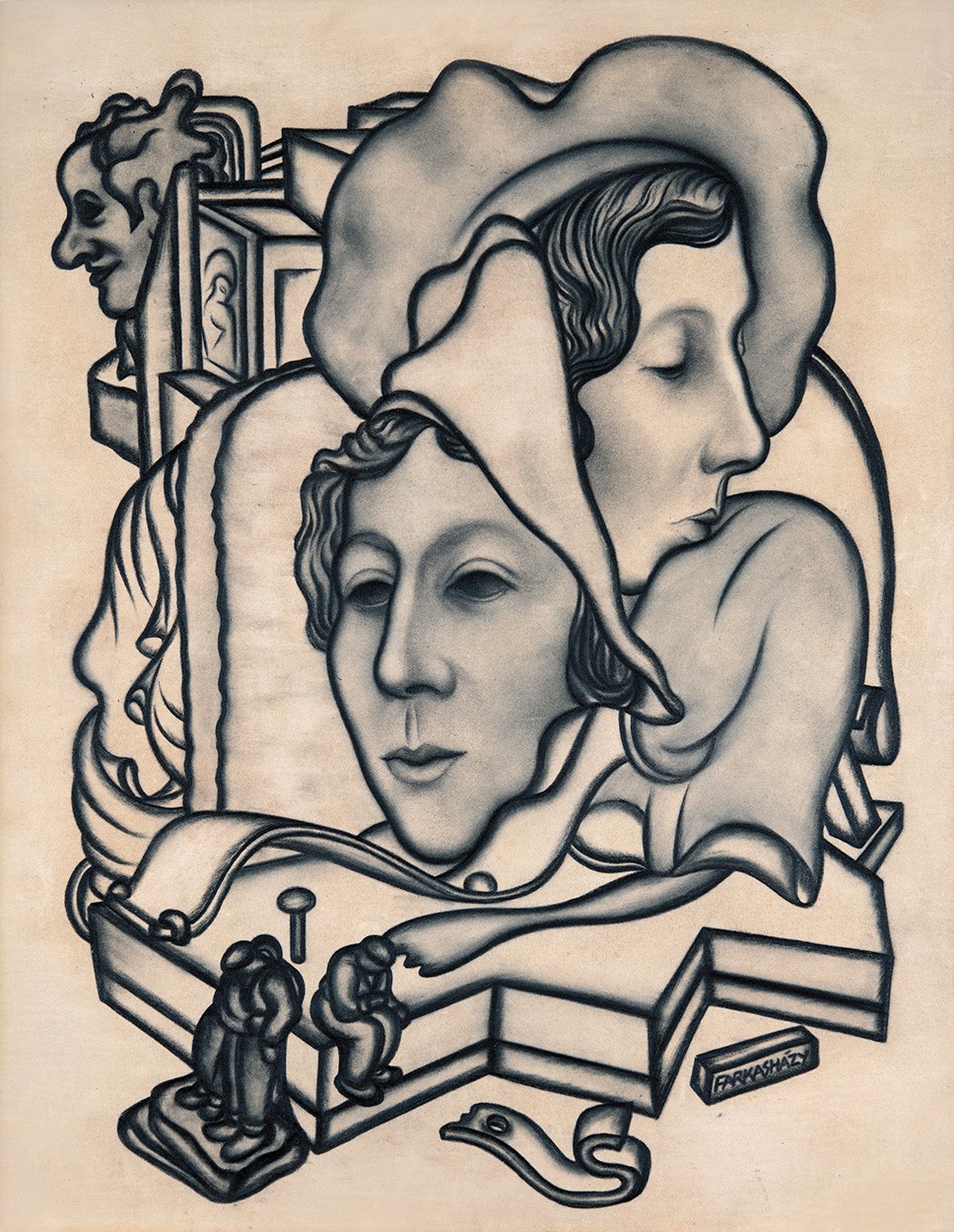 Farkasházy Miklós (1895-1964): Maszktorony, 1935 körül